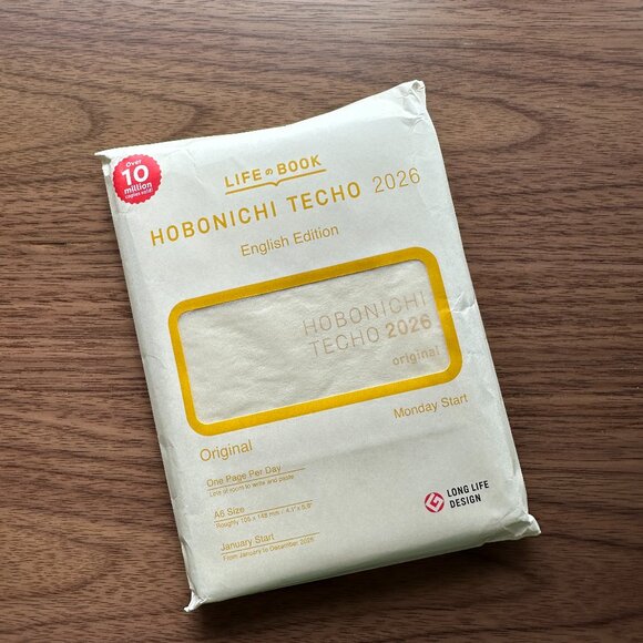 2026 A6 Hobonichi Techo Original - English - Picture 5 of 6